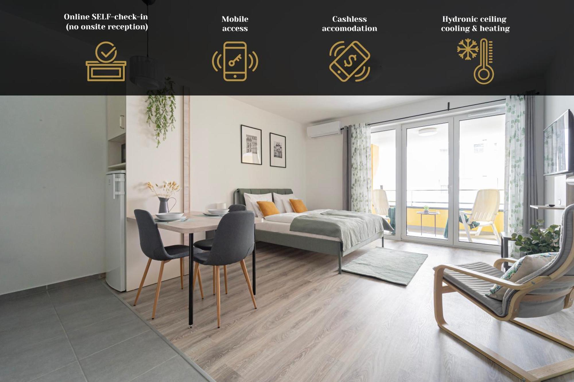 Westside Garden Apartments By Urbanrent Будапеща Екстериор снимка